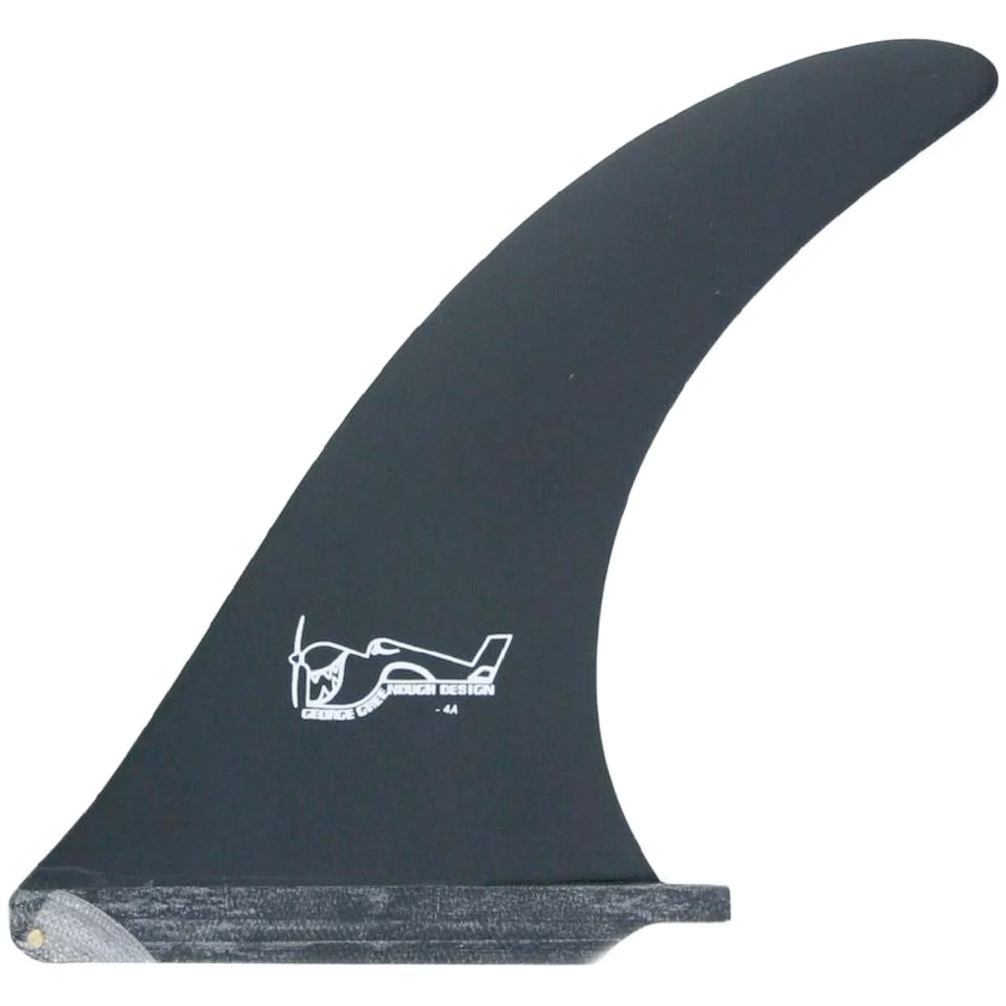 True Ames Greenough 4-A 10.5" Longboard Fin - Black