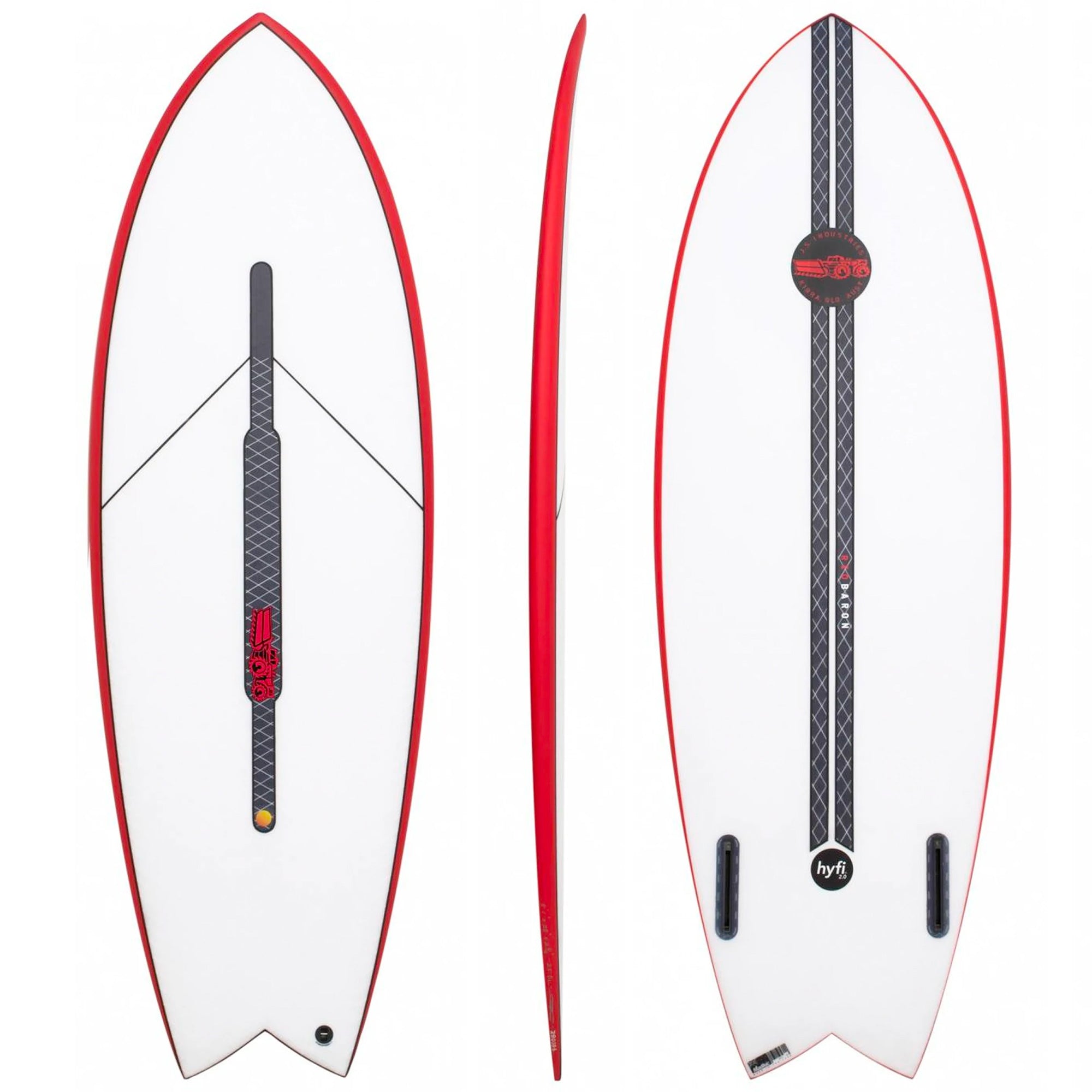 JS Red Baron HYFI 2.0 Surfboard - Futures