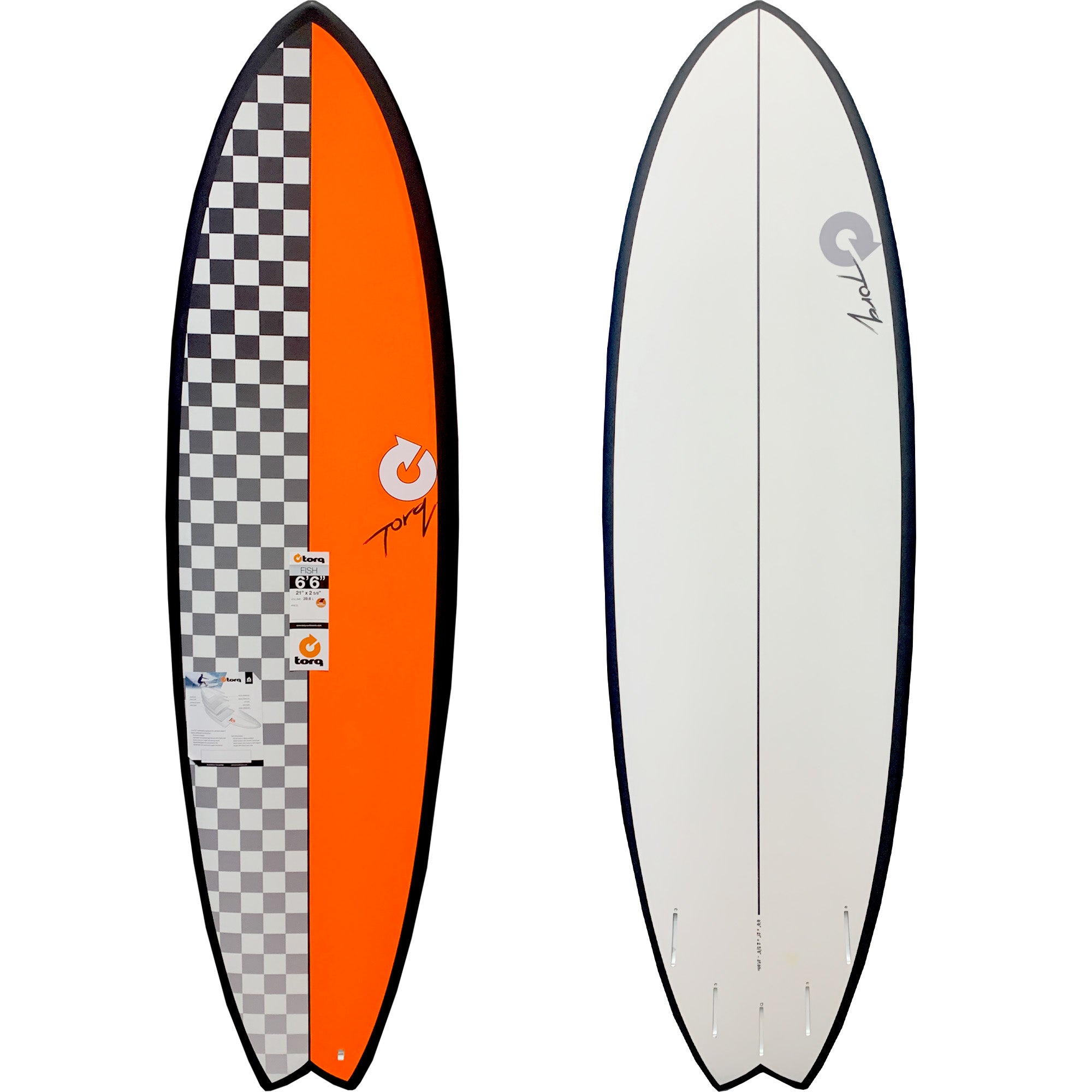 Torq Mod Fish TET 6'6 Surfboard - Futures