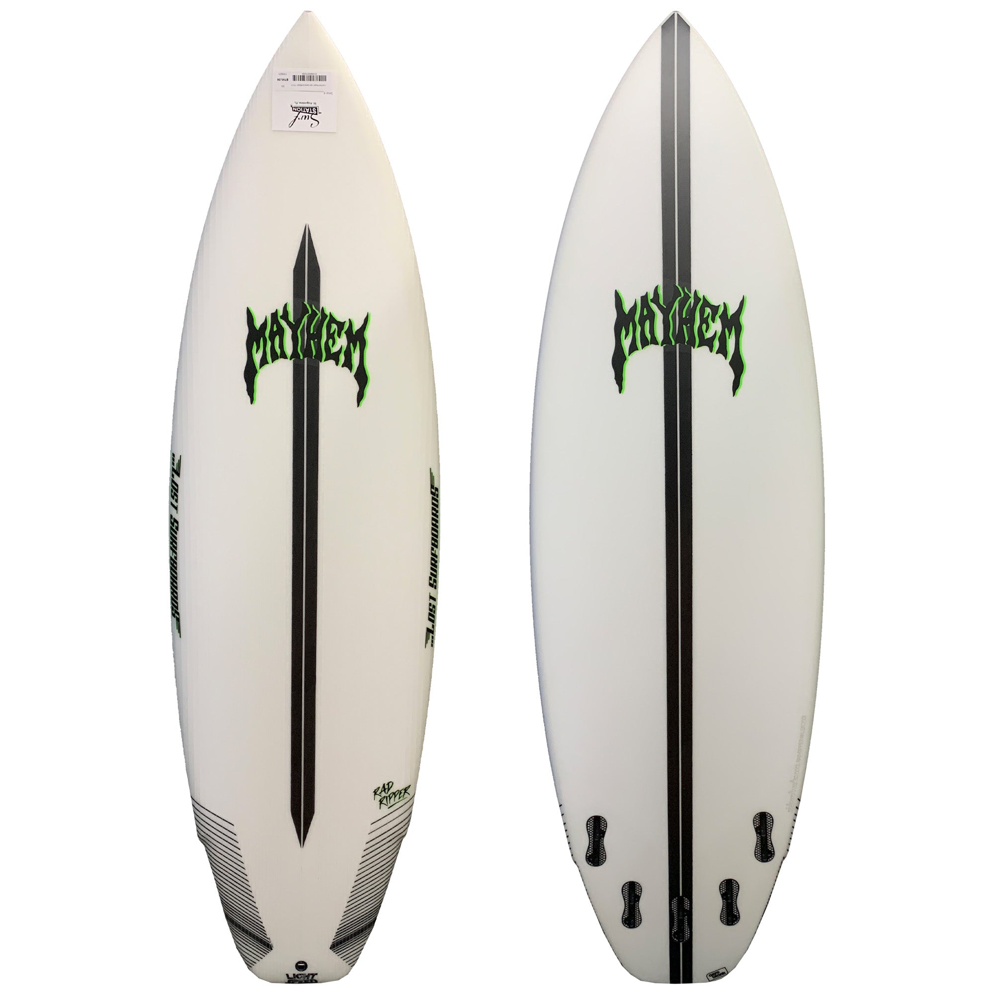 Lost Rad Ripper Light Speed Surfboard - FCS II - Surf Station Store