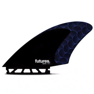 Futures Rasta HC Keel VF Twin Surfboard Fins - Purple