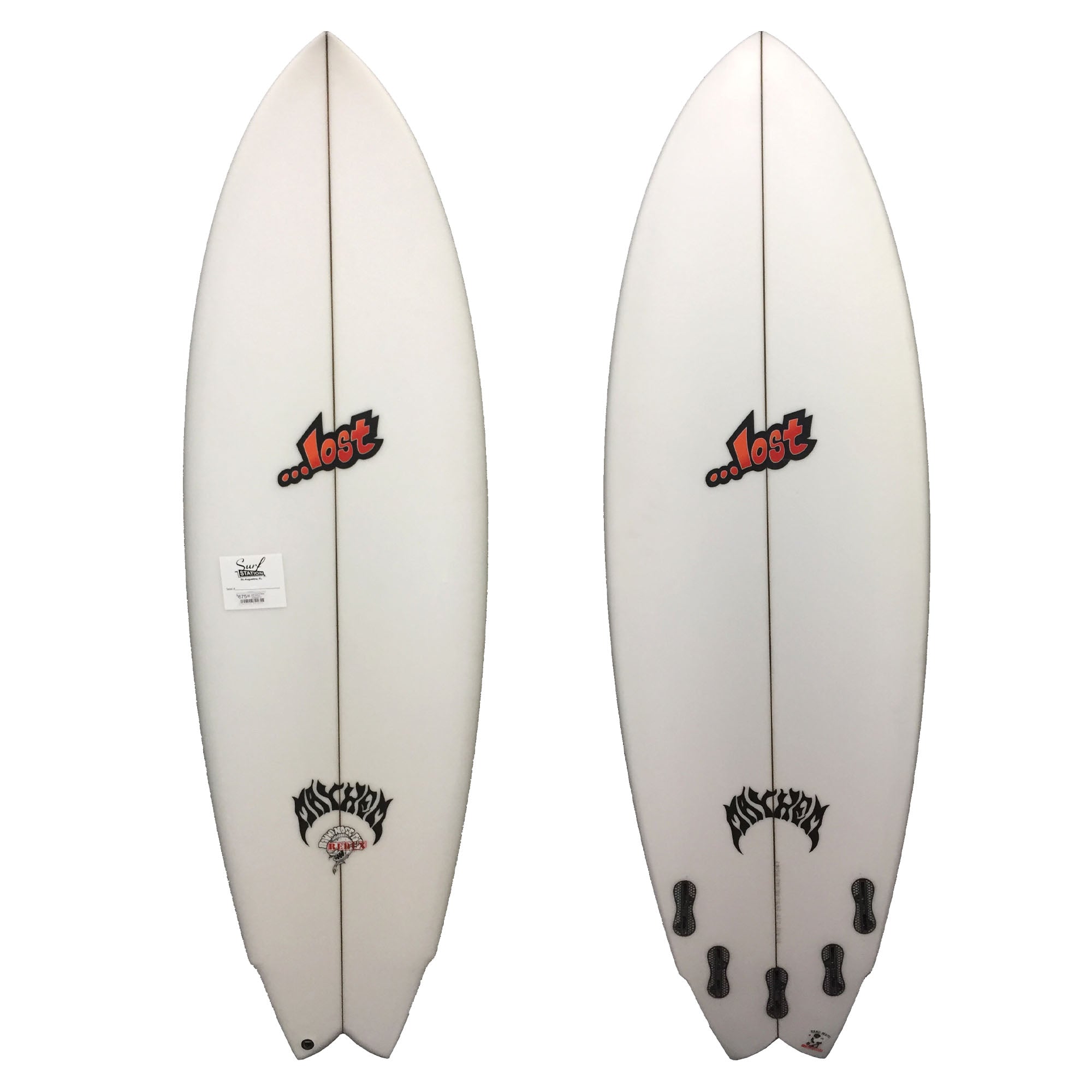 Lost Round Nose Fish Redux Surfboard - FCS II