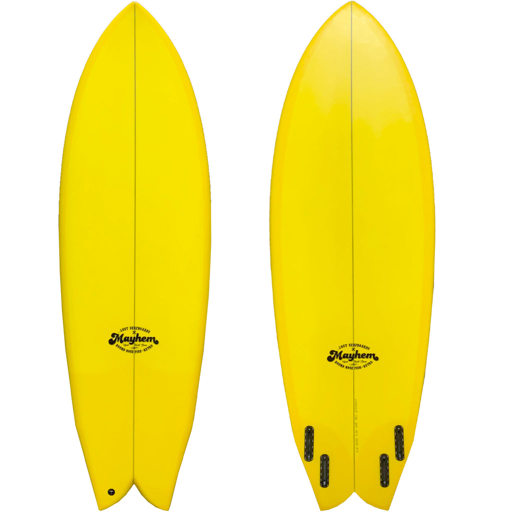 Lost Round Nose Fish Retro Surfboard - Futures