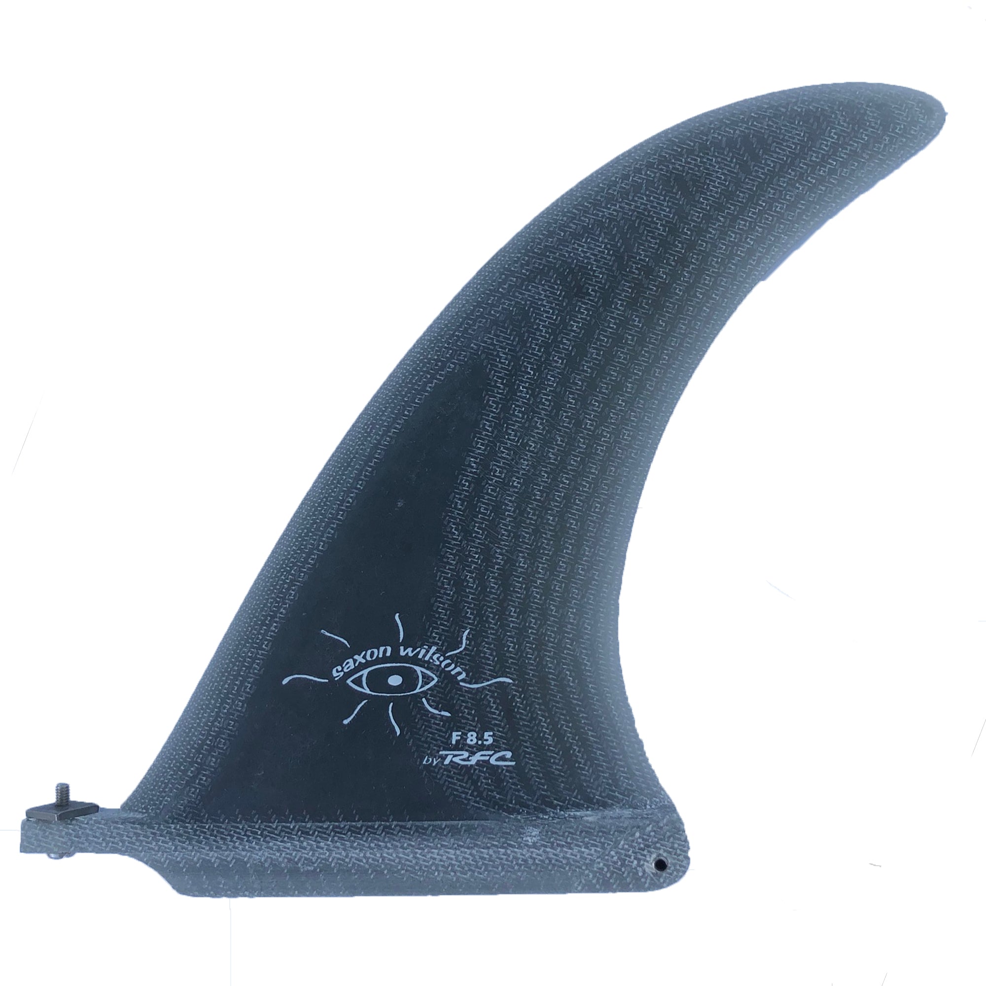 Rainbow Fin Co. Saxon Wilson Flex 8.5" Longboard Surfboard Fin - Grey