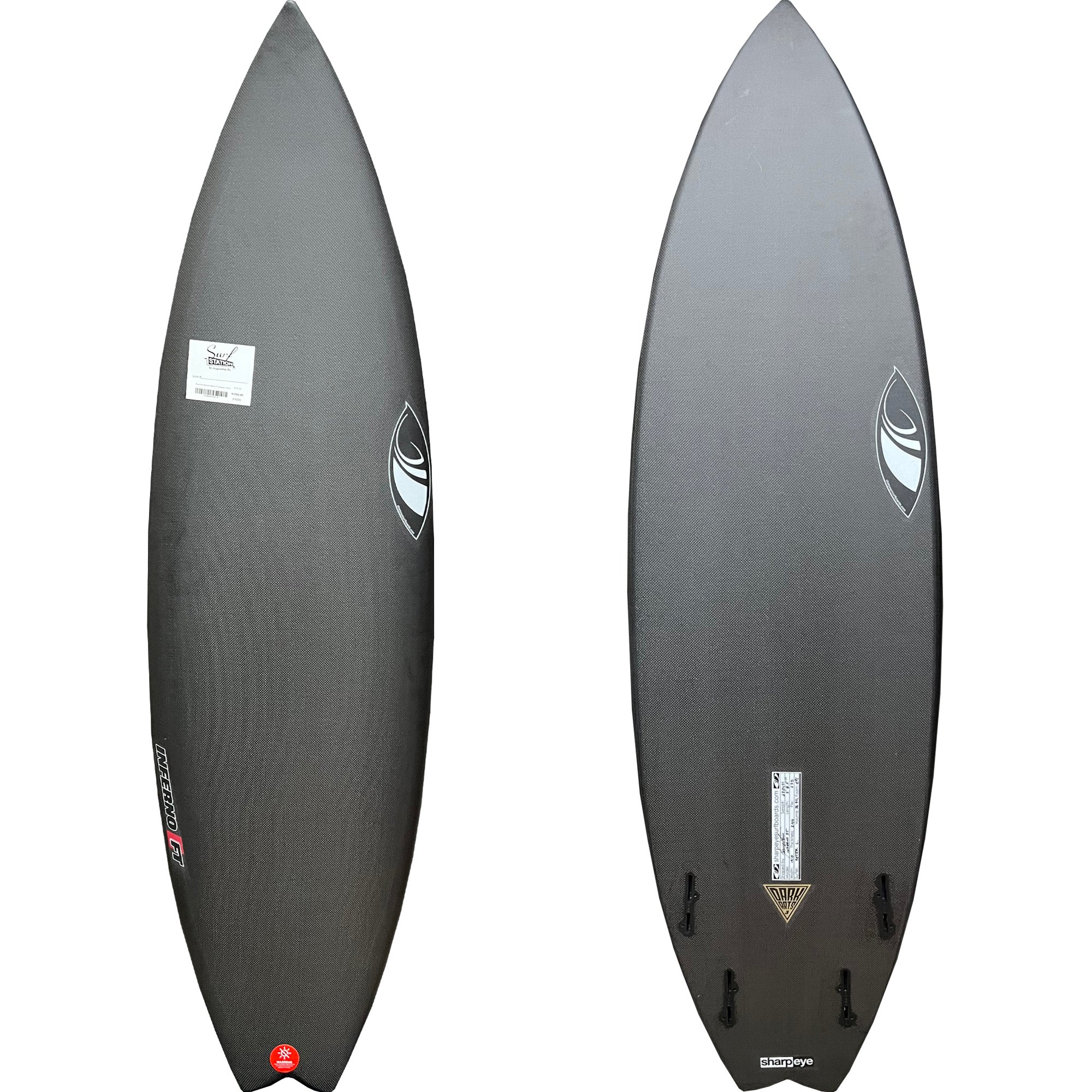 Sharp Eye Dark Arts Inferno FT Surfboard - FCS II