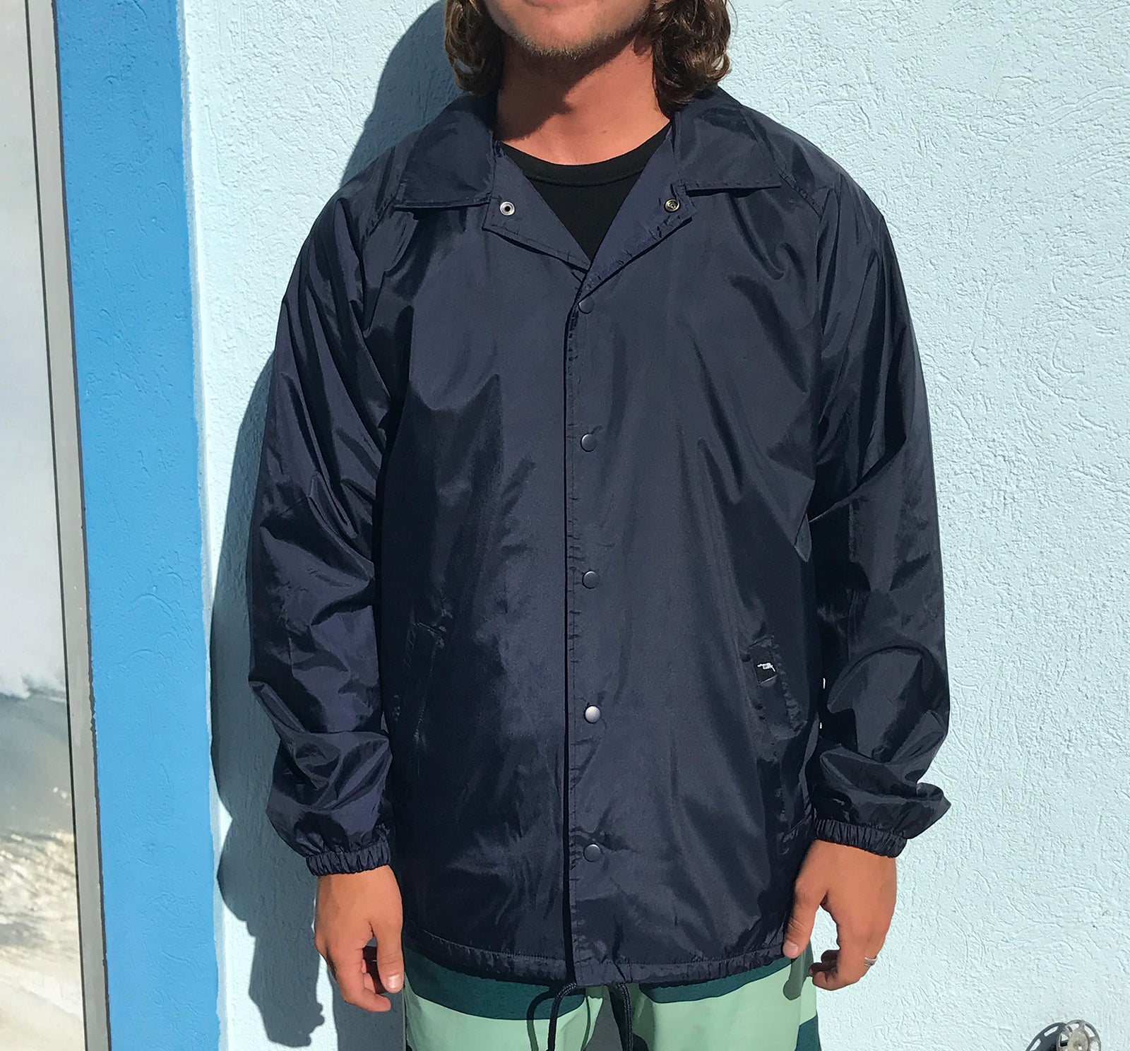 Surf Station Nylon Men's Windbreaker Jacket