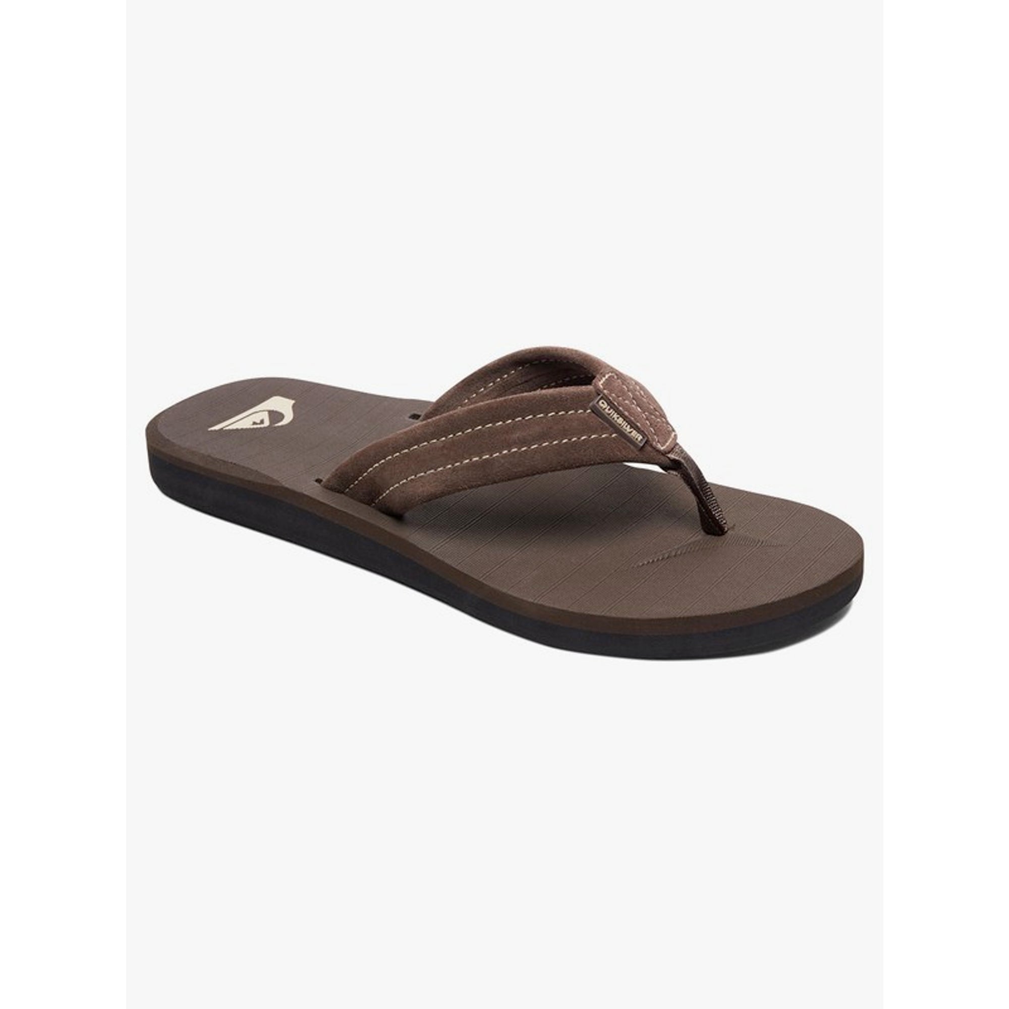 Quiksilver Carver Suede Leather Men's Sandals - Demitasse