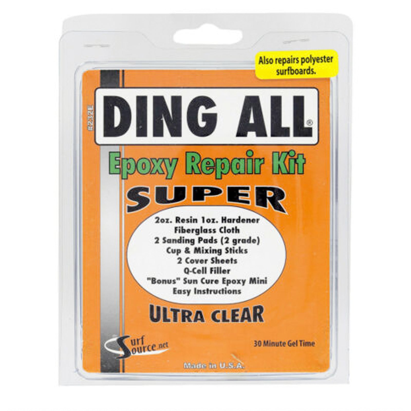 Standard Epoxy Resin Ding Repair Kit - 3 oz – Ding All & SunCure